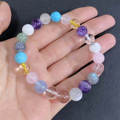 Colorful Seven Chakra Crystal Bracelet