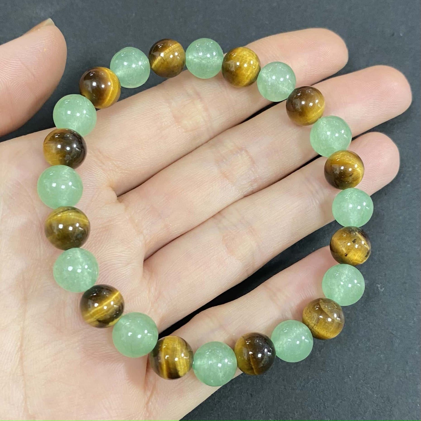 Mixed Aventurine for Better Wealth & Career Crystal Bracelet