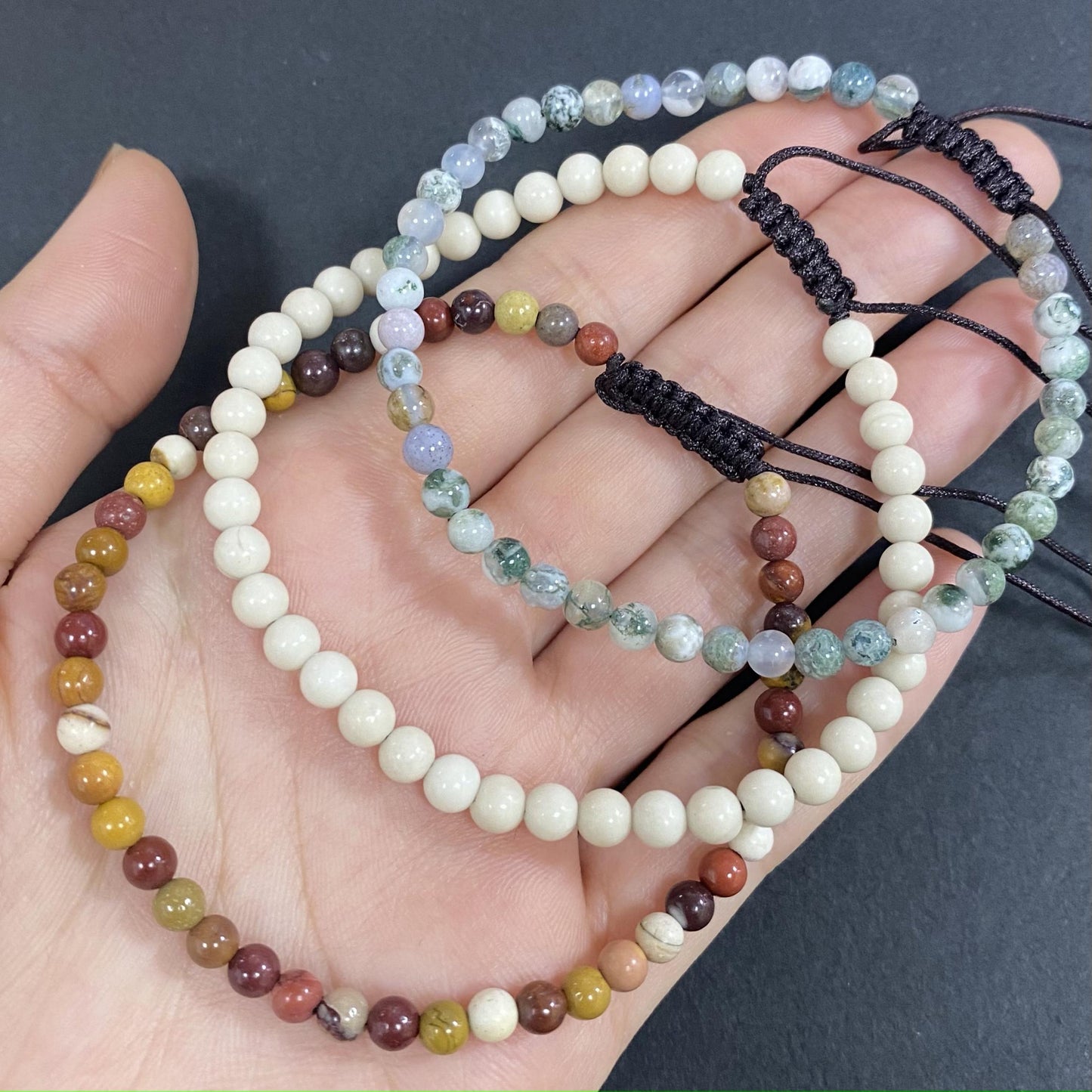 Triple Braided Rope Crystal Bracelet for Strenght and Power