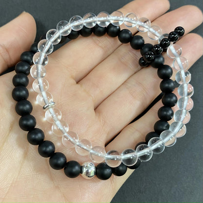 Natural Onyx to Help Lower Stress and Anxiety Level Crystal Bracelet