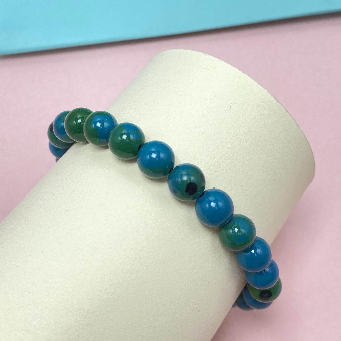 Chrysocolla to Improve Body and Health Crystal  Bracelet
