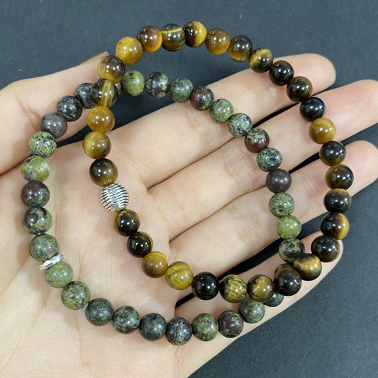 DoubleTurquoise Crystal Bracelet for Focus and Concentration