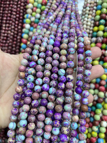 Sea Sediment Imperial Jasper Loose Beads Free Shiping