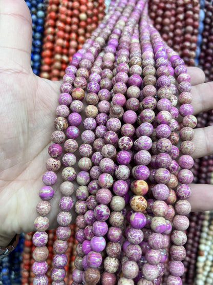 Sea Sediment Imperial Jasper Loose Beads Free Shiping