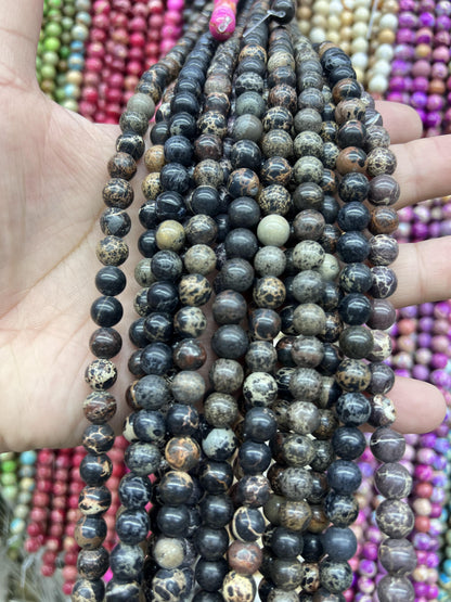 Sea Sediment Imperial Jasper Loose Beads Free Shiping