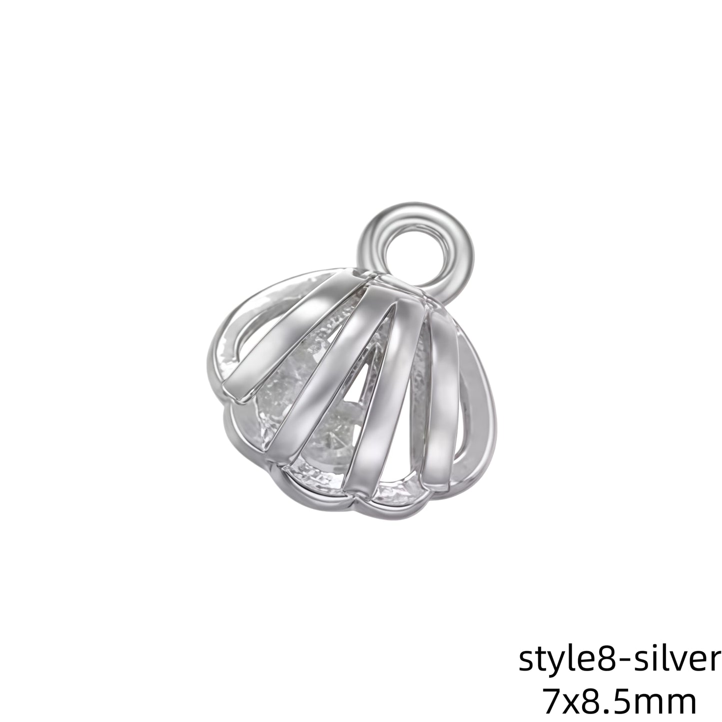 1Pcs Gold Color Silver Color Sun Moon Mini Charms
