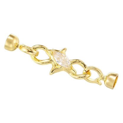 1PCS Luxury Jewellery Accessories Buckle Set with CZ Stones