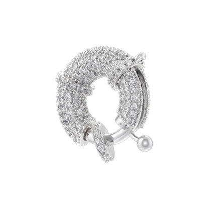 1PCS Luxury Jewellery Accessories Buckle Set with CZ Stones