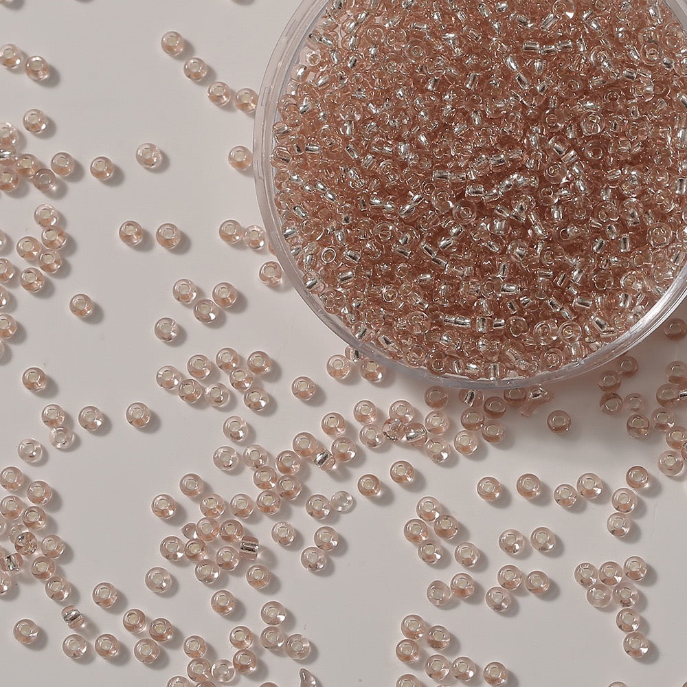 500pcs Glass Seed Smooth Beads