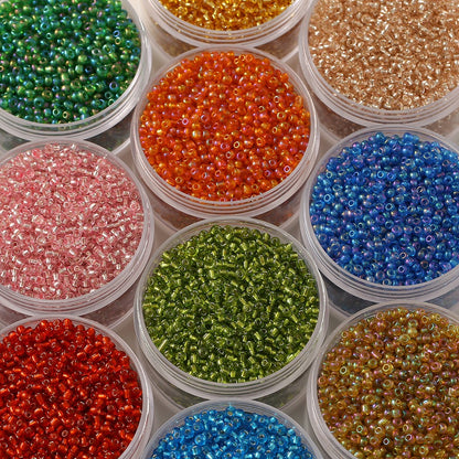 500pcs Glass Seed Smooth Beads