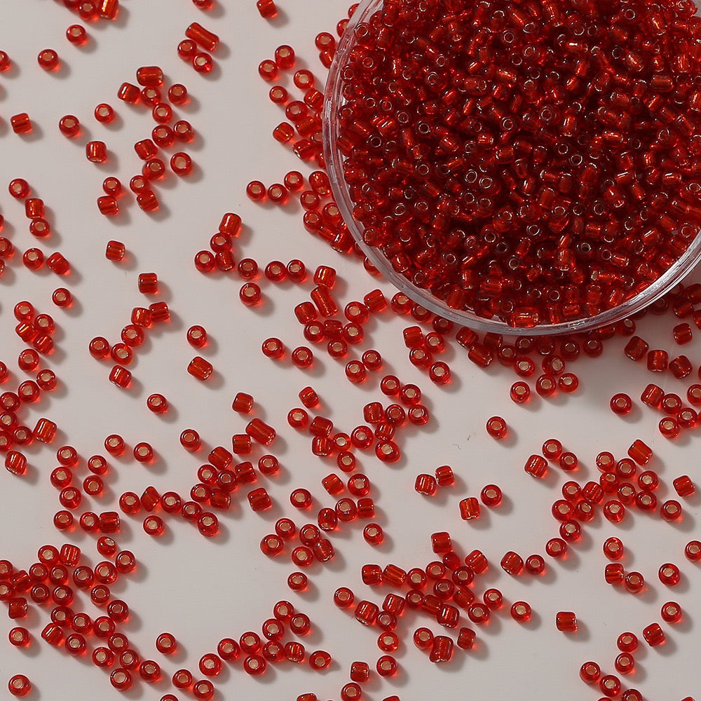 500pcs Glass Seed Smooth Beads