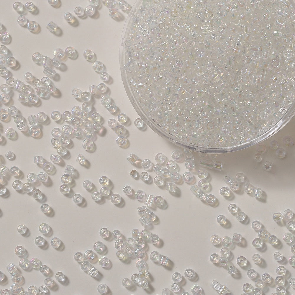 500pcs Glass Seed Smooth Beads