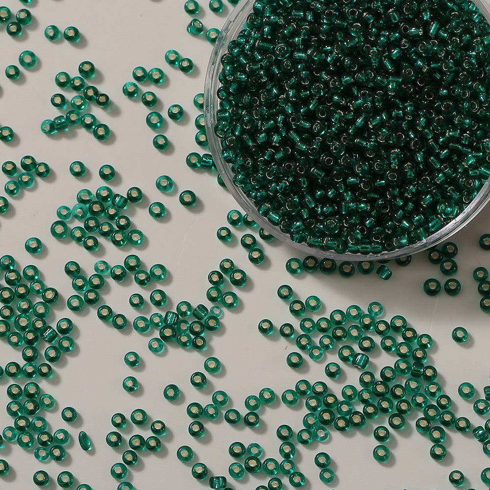 500pcs Glass Seed Smooth Beads