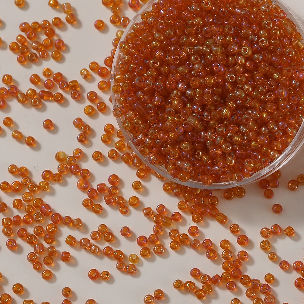 500pcs Glass Seed Smooth Beads