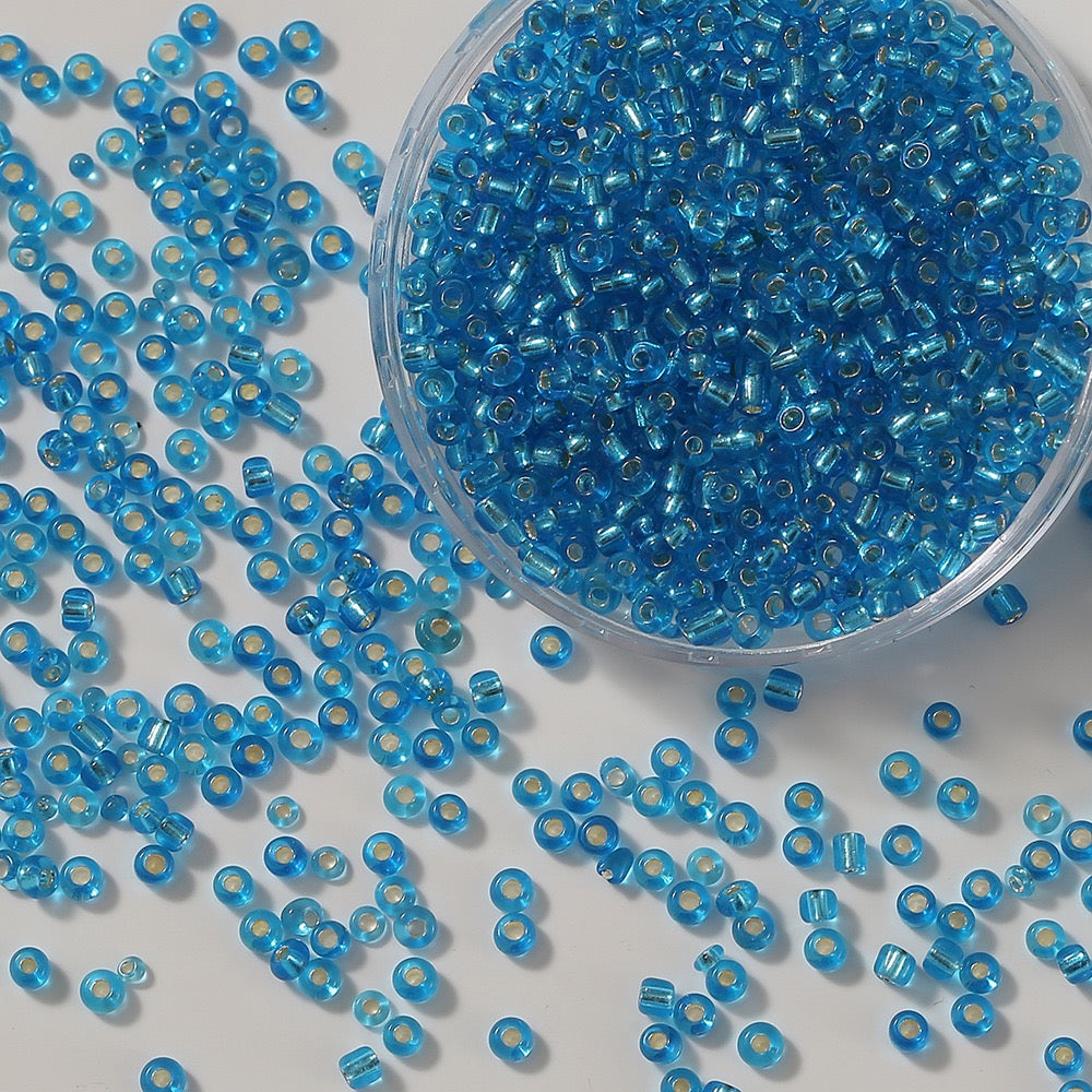 500pcs Glass Seed Smooth Beads