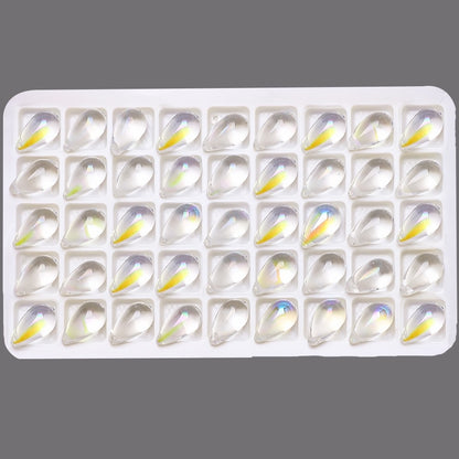 30pcs 9x15mm Teardrop Glass Pendants Beads