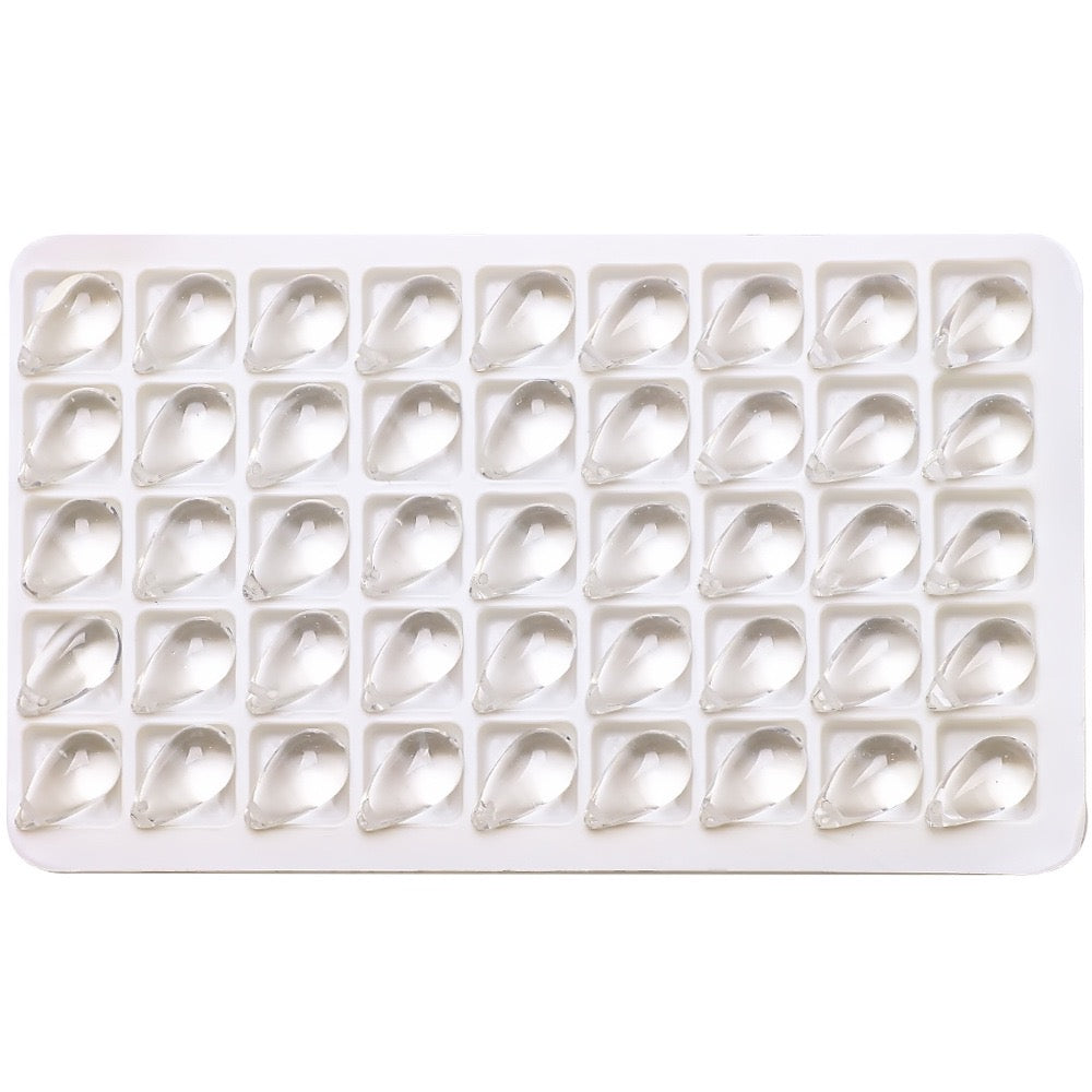 30pcs 9x15mm Teardrop Glass Pendants Beads