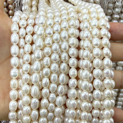 6x7mm Potato Freshwater Pearl Beads