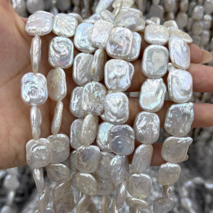 Rectangle Baroque Pearl Beads (13x16mm)