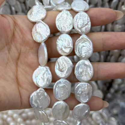 Oval Baroque Pearl Beads (13x18mm)
