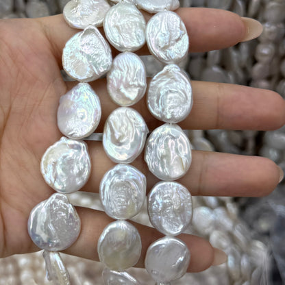 Oval Baroque Pearl Beads (13x18mm)