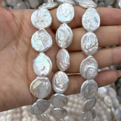 Oval Baroque Pearl Beads (13x18mm)