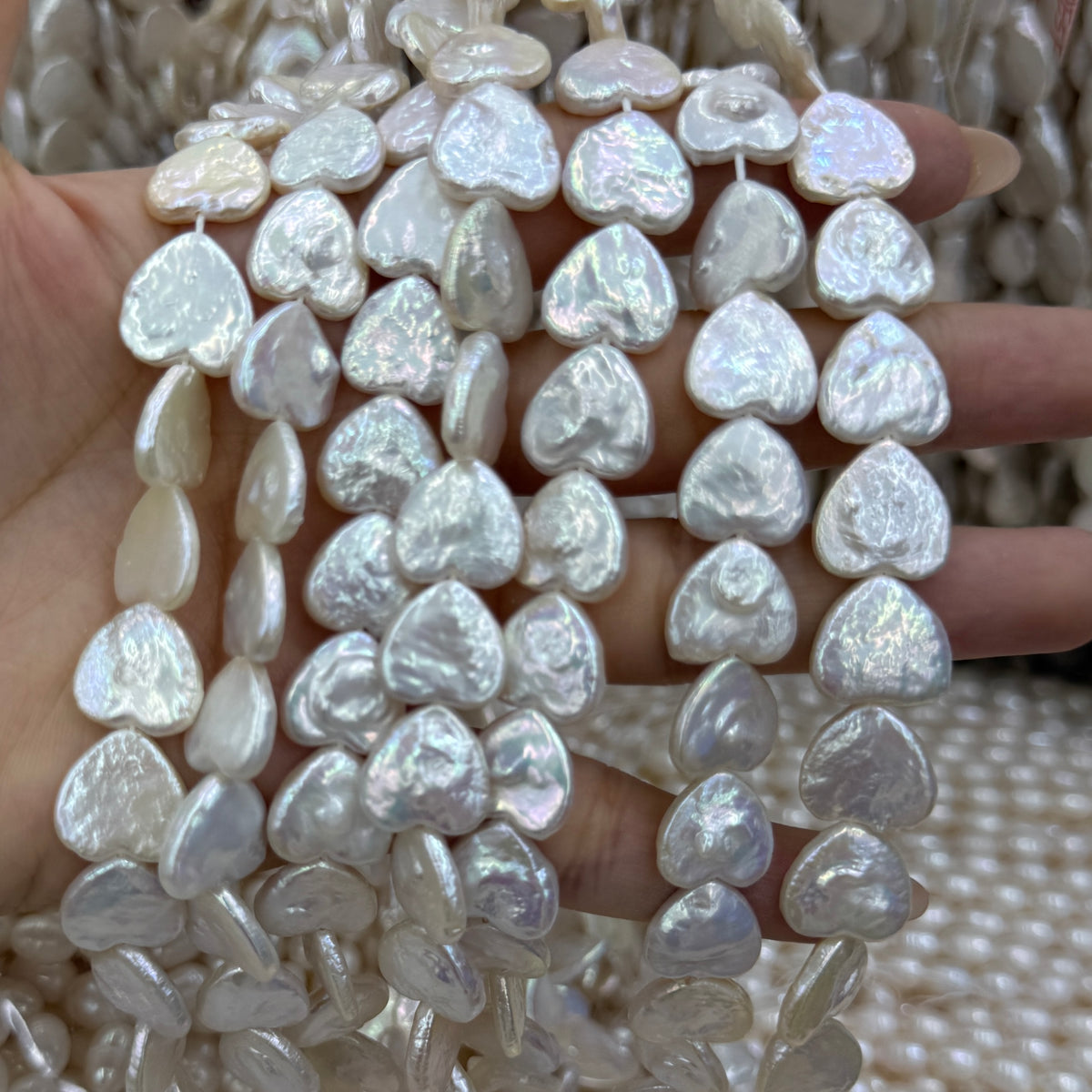 Heart Baroque Pearl Beads (13mm)