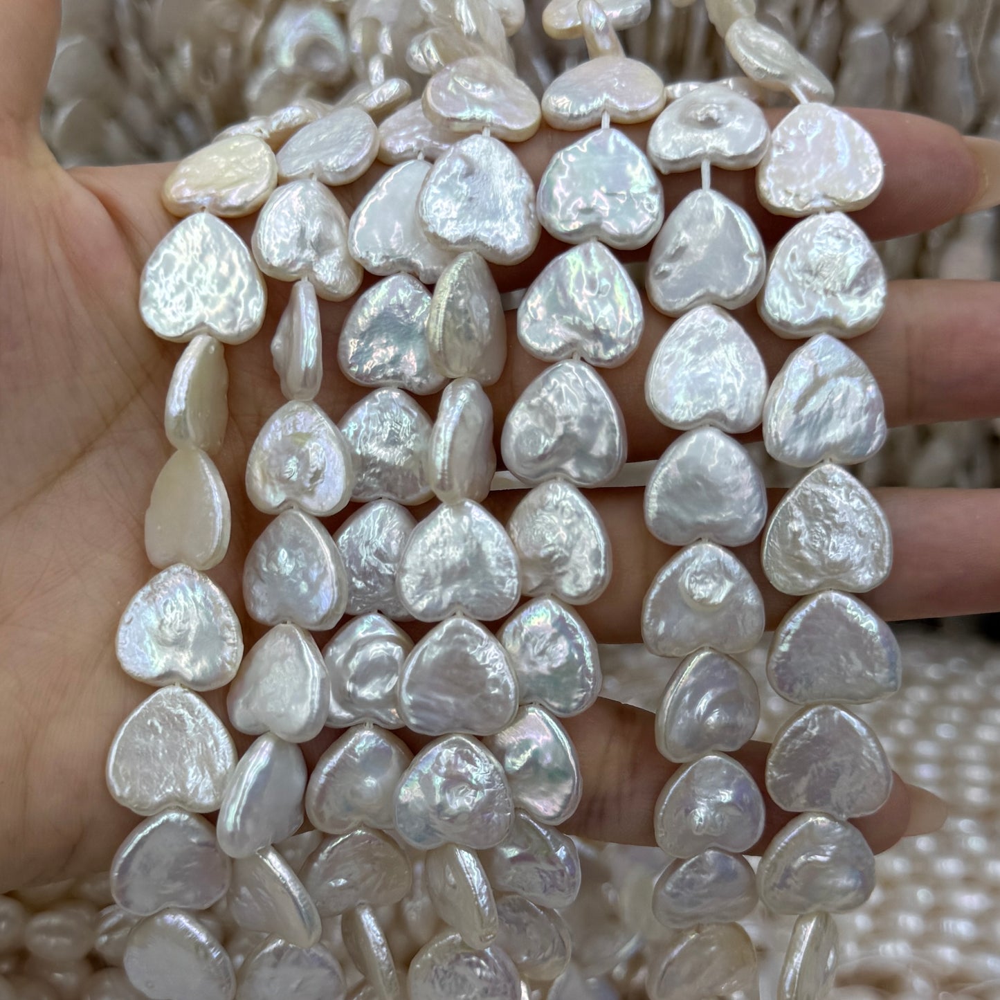 Heart Baroque Pearl Beads (13mm)