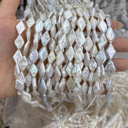 Baroque Pearl Diamond Beads (10*15mm)