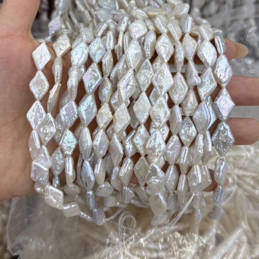 Baroque Pearl Diamond Beads (10*15mm)