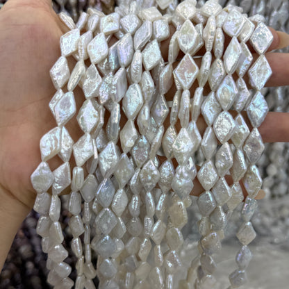 Baroque Pearl Diamond Beads (10*15mm)