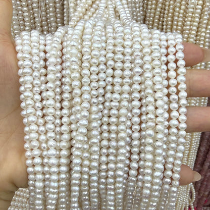 4mm Potato Freshwater Pearl Beads