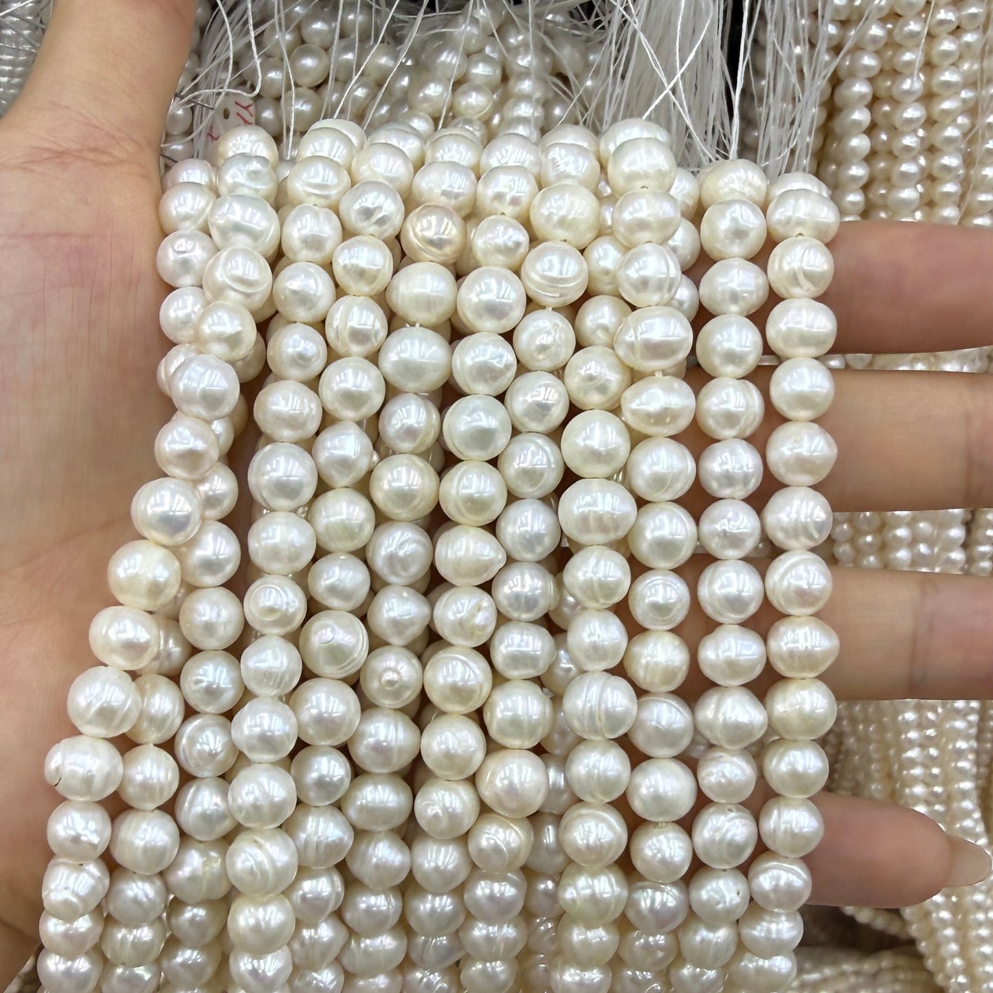7mm Potato Freshwater Pearl Beads