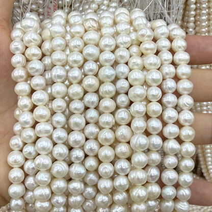 7mm Potato Freshwater Pearl Beads