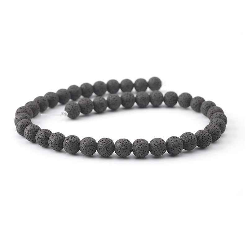 Rainbow Lava Beads Round Beads