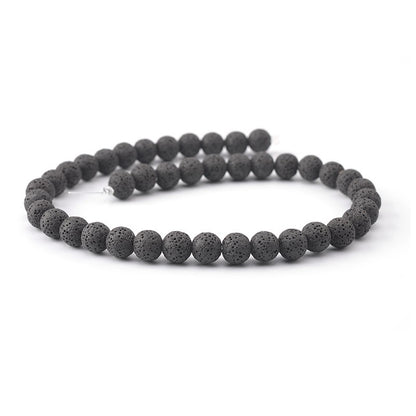 Rainbow Lava Beads Round Beads