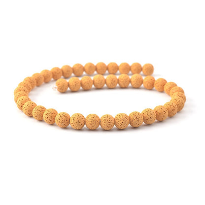 Rainbow Lava Beads Round Beads
