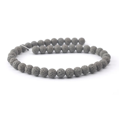 Rainbow Lava Beads Round Beads