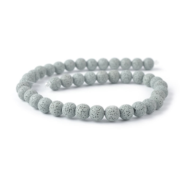 Rainbow Lava Beads Round Beads