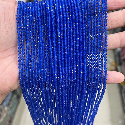Tiny Cat's Eye Beads Faceted Round Beads