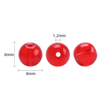 High Quality Glossy Crystal Glass Bead 6mm/8mm