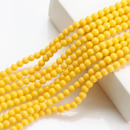 High Quality Glossy Crystal Glass Bead 6mm/8mm