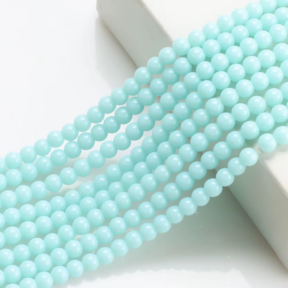 High Quality Glossy Crystal Glass Bead 6mm/8mm