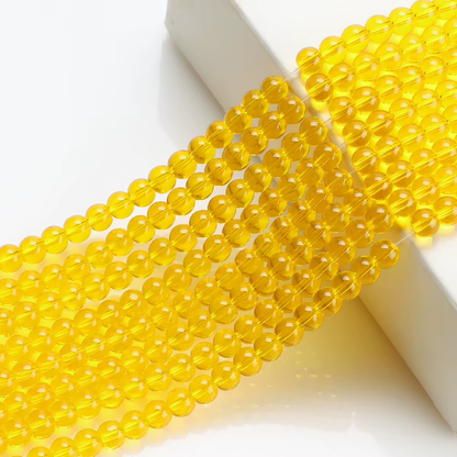 High Quality Glossy Crystal Glass Bead 6mm/8mm