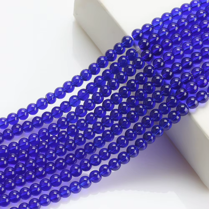 High Quality Glossy Crystal Glass Bead 6mm/8mm