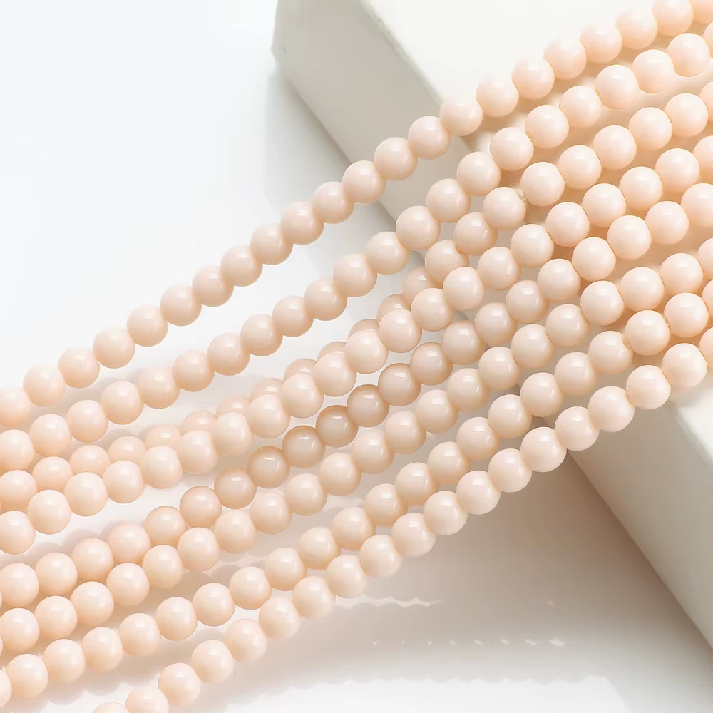 High Quality Glossy Crystal Glass Bead 6mm/8mm