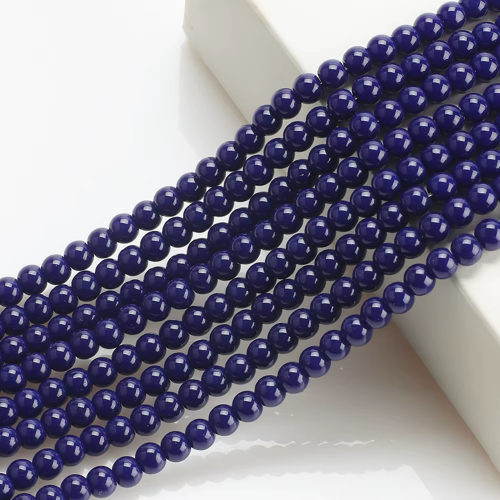 High Quality Glossy Crystal Glass Bead 6mm/8mm