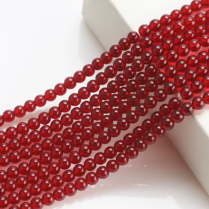High Quality Glossy Crystal Glass Bead 6mm/8mm