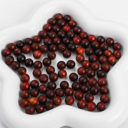 50PCS Natural Wooden Beads Round Loose Beads