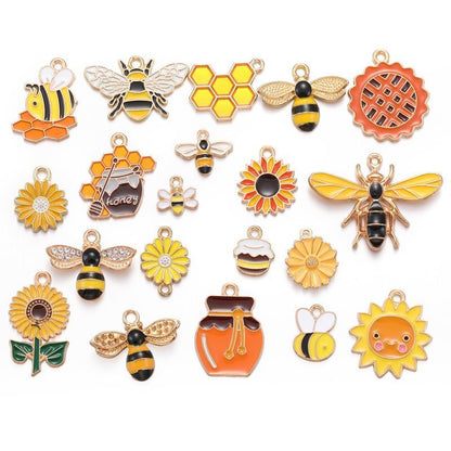 Honey Bee Collection Jewelry Making Findings Charm